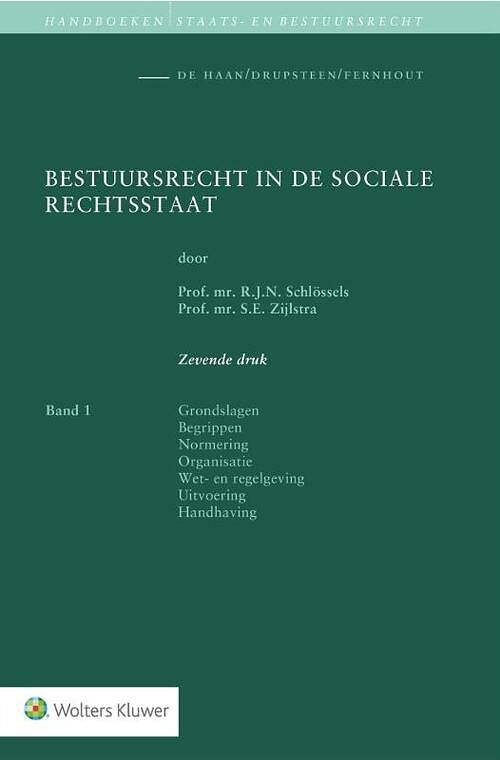 Foto van Bestuursrecht in de sociale rechtsstaat band 1 - r.j.n. schlössels, s.e. zijlstra - paperback (9789013109146)