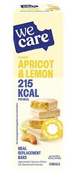 Foto van Wecare meal replacement bars apricot & lemon