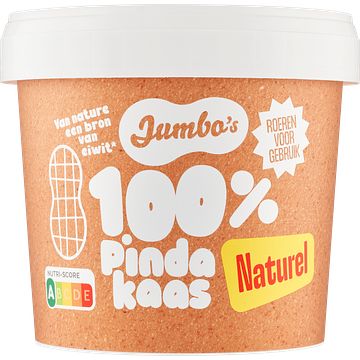 Foto van Jumbo 100% pindakaas naturel 1kg