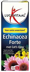 Foto van Lucovitaal echinacea forte met cat's claw druppels