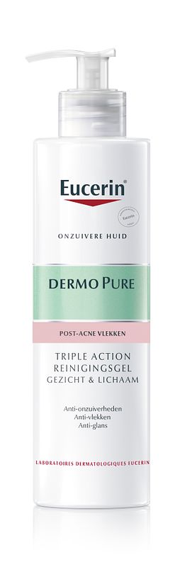 Foto van Eucerin dermopure triple action reingingsgel