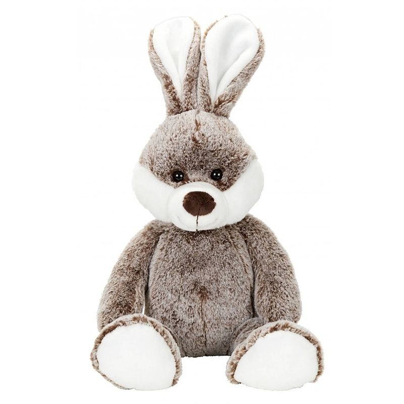Foto van Pluche bruine konijn/haas knuffel 22 cm speelgoed - knuffel huisdieren