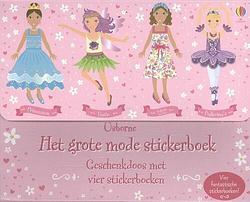 Foto van Het grote mode stickerboek - geschenkdoos met 4 stickerboeken - paperback (9781409570073)