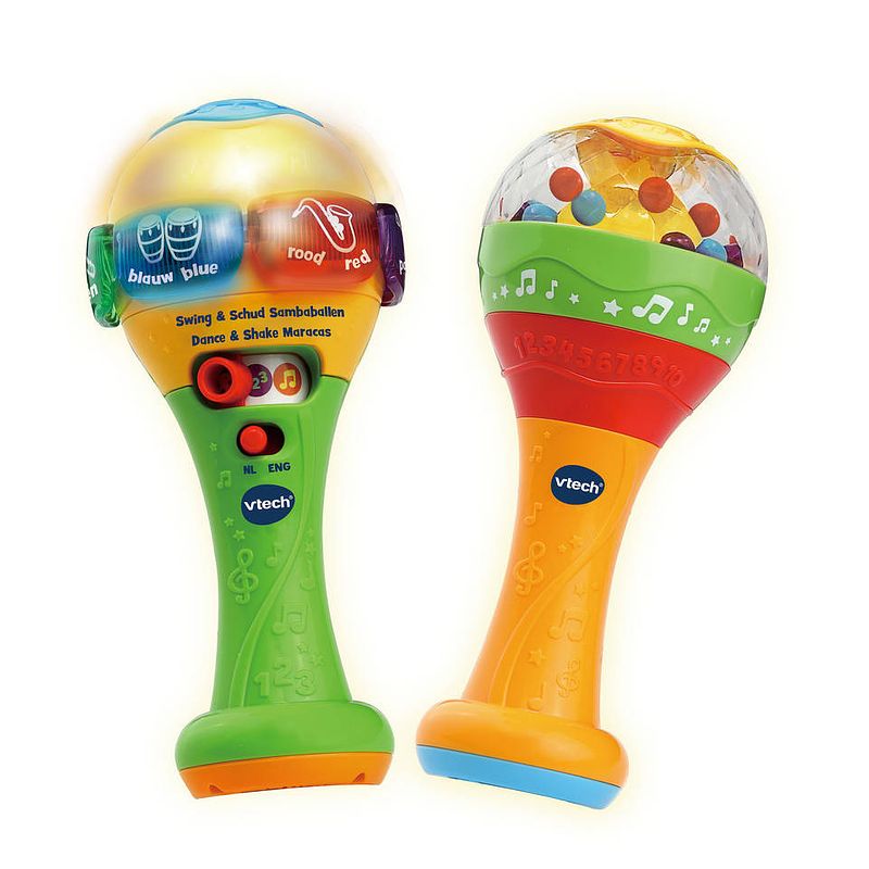 Foto van Vtech baby swing & schud sambaballen