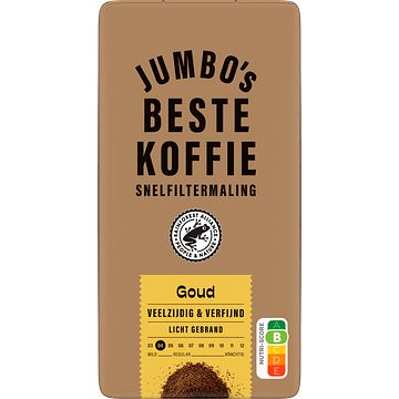 Foto van Jumbo'ss beste koffie snelfiltermaling goud 500 g