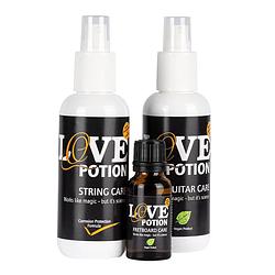 Foto van Ortega olp-pack love potion guitar care pack schoonmaakset voor gitaar