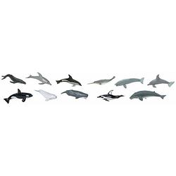 Foto van Safari speelfigurenset whales & dolphins junior 11-delig