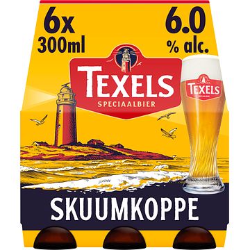 Foto van Texels skuumkoppe bier fles 6 x 300ml bij jumbo