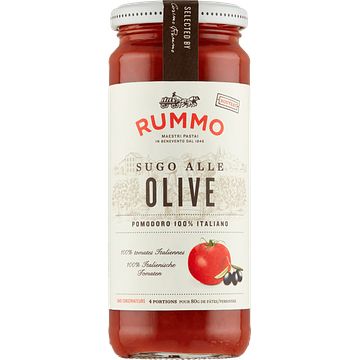 Foto van Rummo sugo alle tomatensaus met olijven 340g bij jumbo