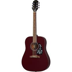 Foto van Epiphone starling wine red akoestische westerngitaar