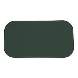 Foto van Msv douche/bad anti-slip mat badkamer - rubber - groen - 36 x 65 cm - badmatjes