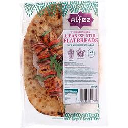 Foto van Al'sfez vuurgebakken libanese stijl flatbreads met kruidige za'satar 2 stuks 180g bij jumbo