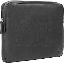 Foto van Bluebuilt 14 inch laptophoes breedte 32 cm - 33 cm leer zwart