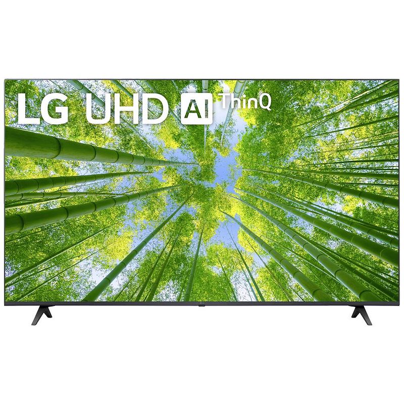 Foto van Lg electronics 55uq80009lb.aeud led-tv 139 cm 55 inch energielabel g (a - g) dvb-c, dvb-s2, dvb-t2, uhd, smart tv, wifi, ci+*