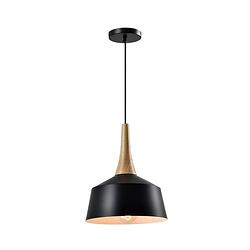 Foto van Quvio hanglamp rond zwart - quv5156l-black