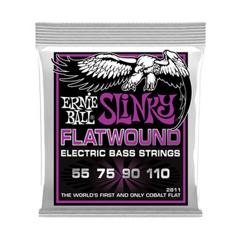 Foto van Ernie ball 2811 power slinky flatwound bass