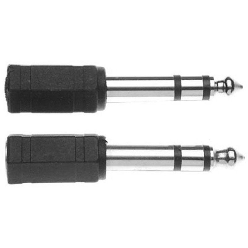 Foto van Stagg ac-pmsjfsh verloop mini jack(f) - stereo jack(m) (2 stuks)