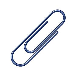 Foto van Alco paperclips 26 mm staal blauw 100 stuks