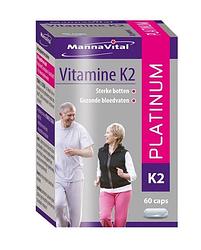 Foto van Mannavital vitamine k2 platinum capsules