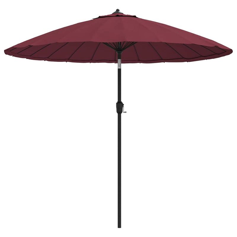 Foto van Vidaxl parasol met aluminium paal 270 cm bordeauxrood