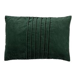 Foto van Dutch decor pax - sierkussen velvet 40x60 cm mountain view - groen - groen