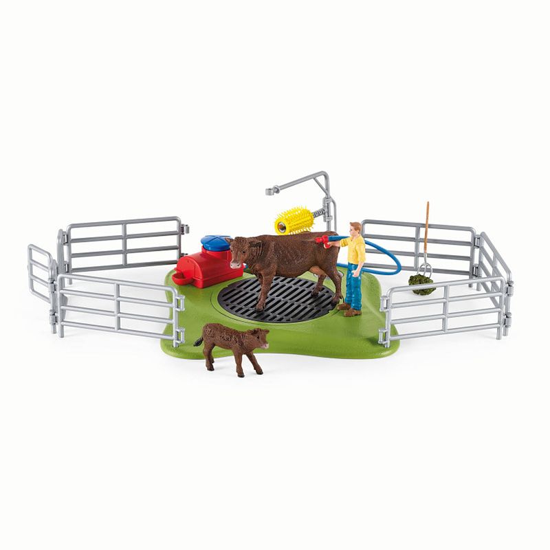 Foto van Schleich farm world happy cow wash - 42529