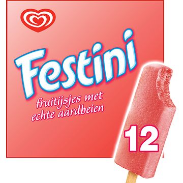 Foto van Ola ijs festini aardbei 12 x 50ml bij jumbo