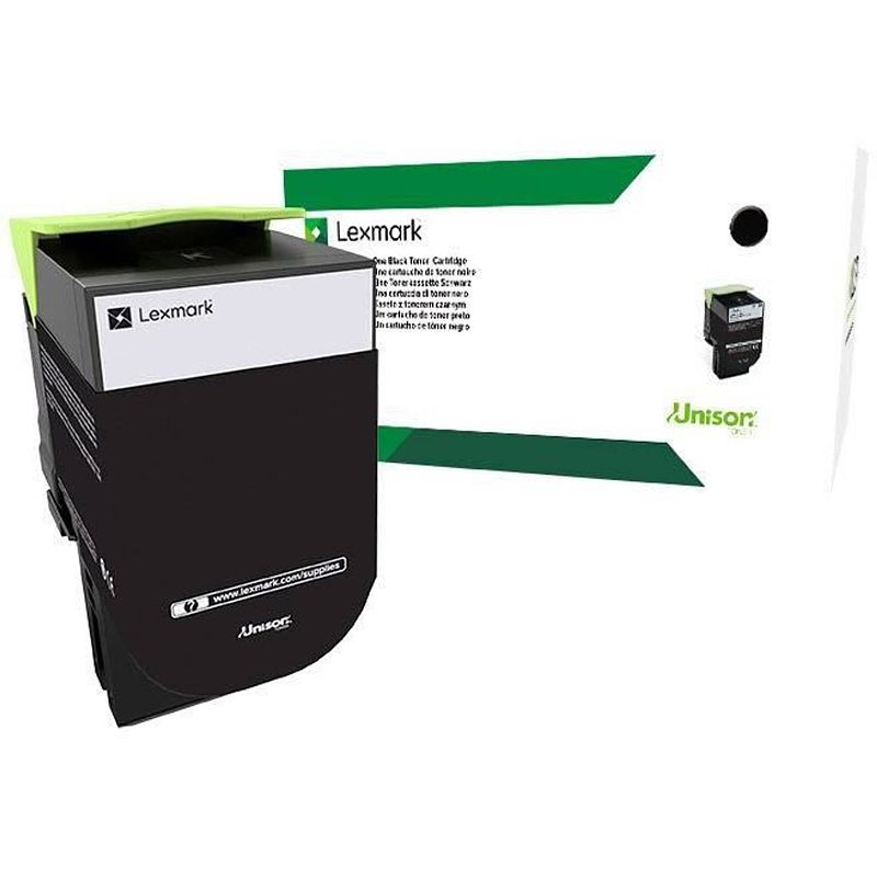 Foto van Lexmark lexmark unison-tonercartridge - zwart - laser - hoog rendement - 6000 pag