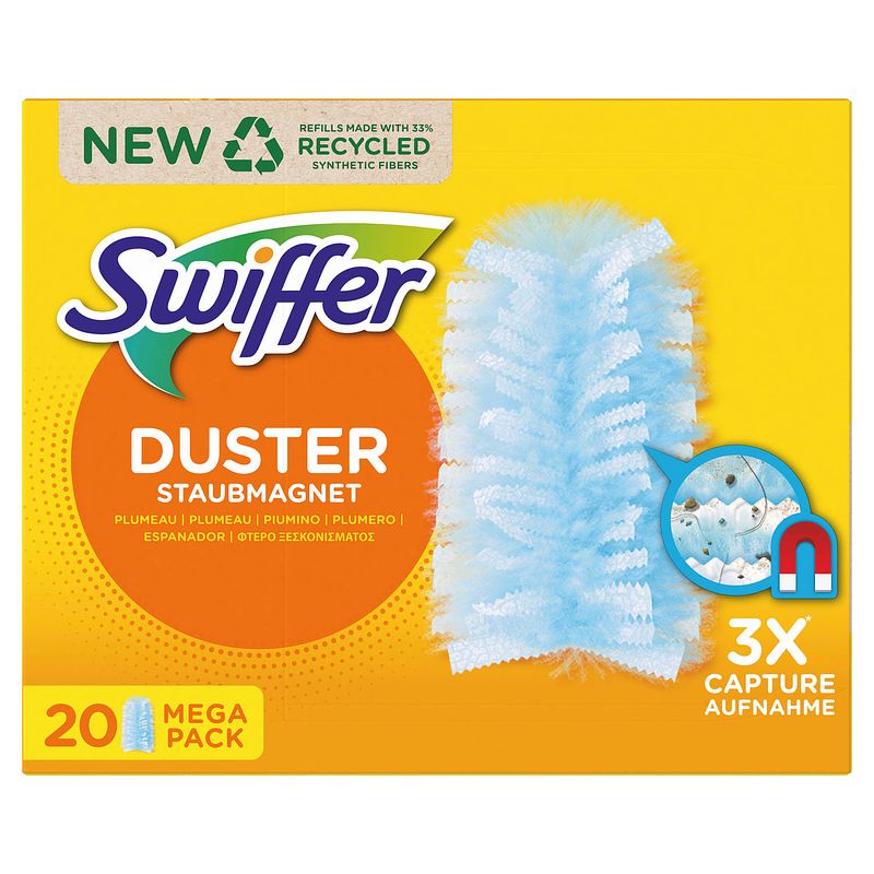 Foto van Swiffer duster stofdoekjes navulling - 20st