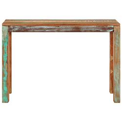 Foto van The living store consoletafel massief gerecycled hout - 110 x 35 x 76 cm - rustieke charme