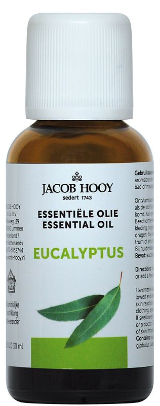 Foto van Jacob hooy essentiële olie eucalyptus