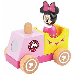 Foto van Tooky toy minnie mouse houten speelgoedtrein 18 maanden 2 delig