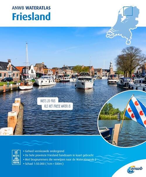 Foto van Wateratlas friesland - paperback (9789018045951)