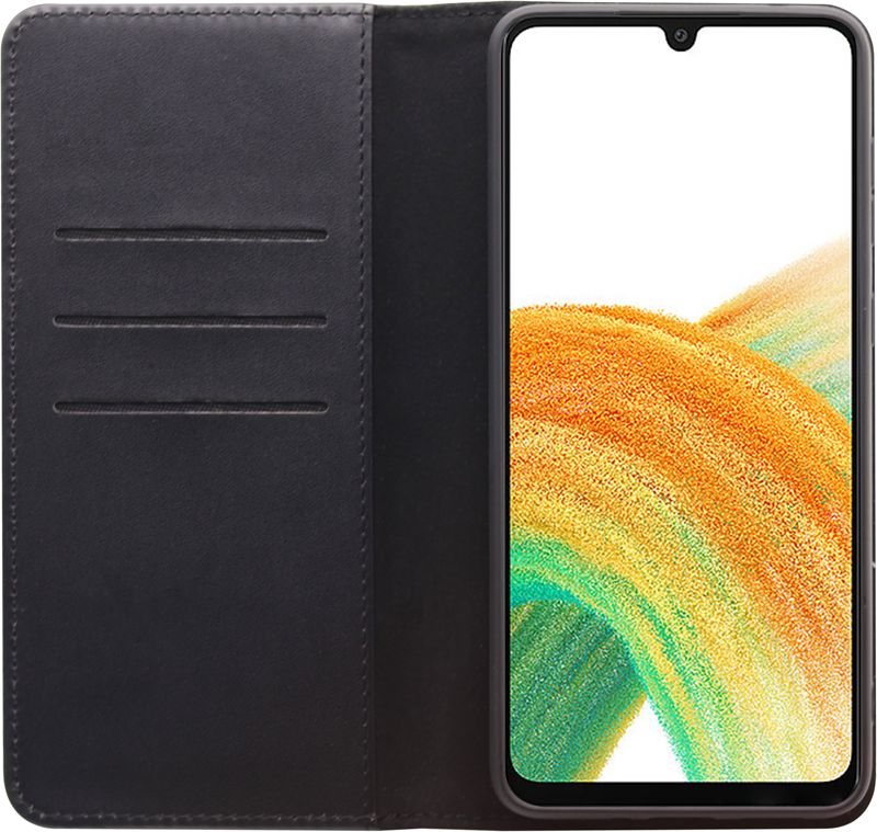 Foto van Bluebuilt samsung galaxy a33 book case zwart