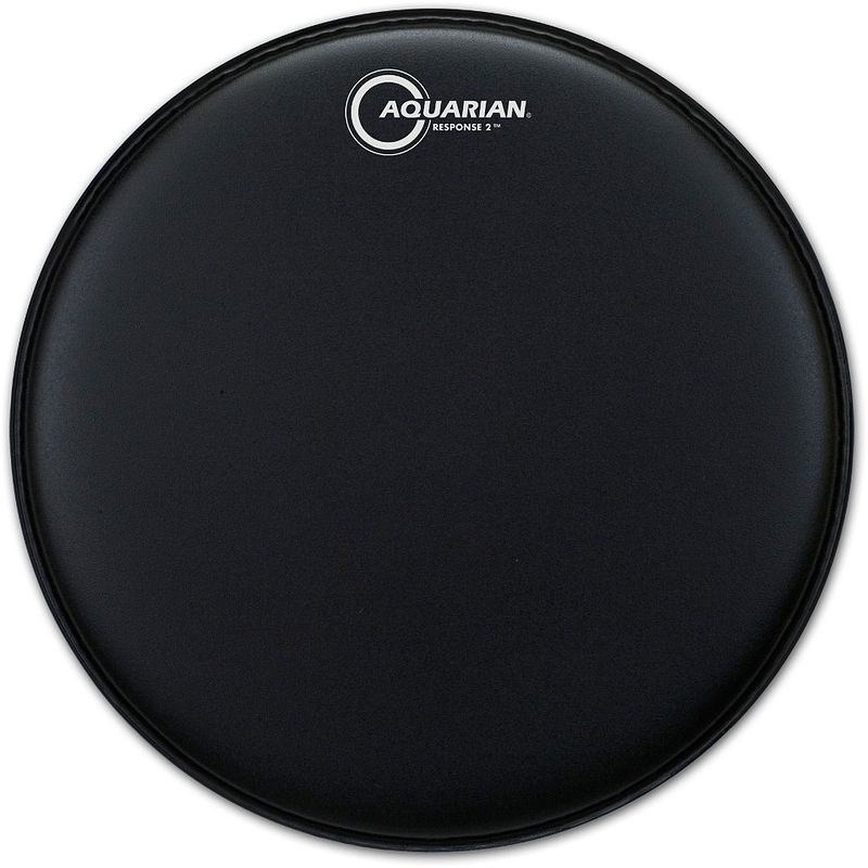 Foto van Aquarian response 2 texture coated black 8 inch drumvel