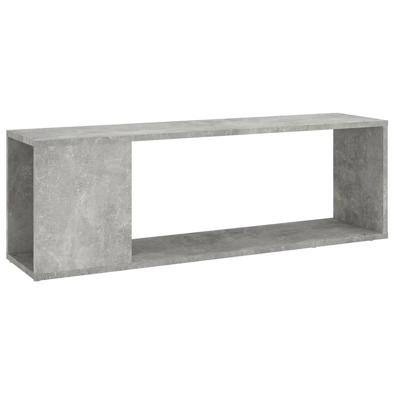 Foto van The living store tv-kast - betongrijs - 100 x 24 x 32 cm - stevig en duurzaam