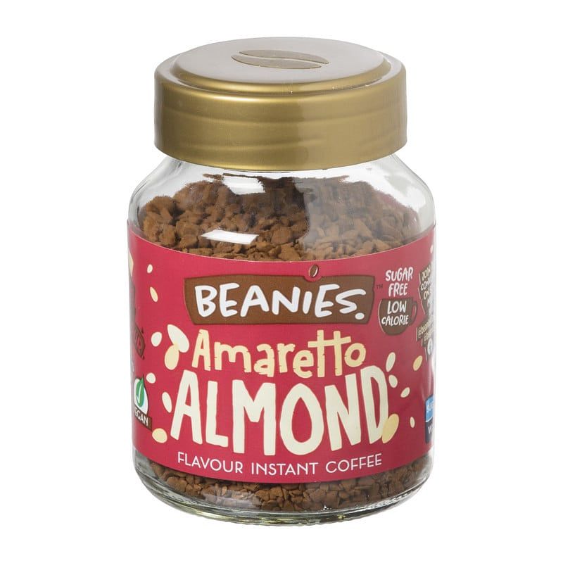 Foto van Beanies koffie - amaretto almond - 50 gr