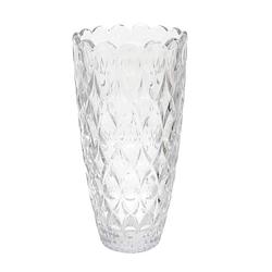 Foto van Gerimport bloemenvaas - helder glas - d15 x 30 cm - vazen