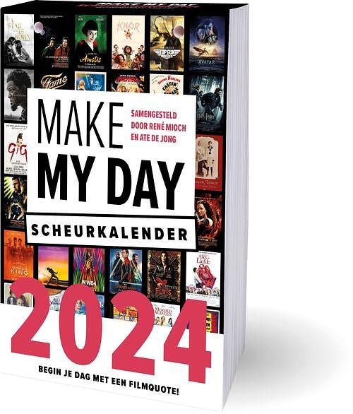 Foto van Filmscheurkalender make my day - rene mioch & ate de jong - 2024 - ate de jong, rené mioch - paperback (9789464325881)