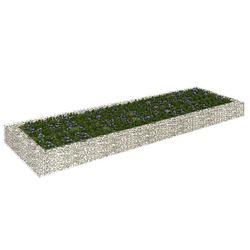 Foto van Infiori gabion plantenbak verhoogd 300x100x20 cm gegalvaniseerd staal