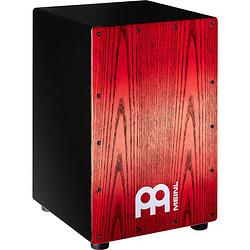 Foto van Meinl mcaj100bk-trf headliner snare cajon tango red fade