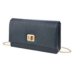 Foto van Melady handtas dames 22*14 cm blauw kunstleer tas damestas tas