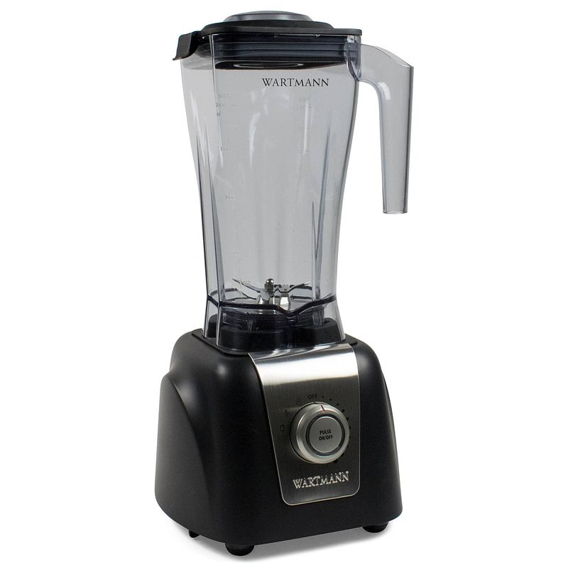 Foto van Wartmann blender - 1250 w - mat zwart - 2 liter