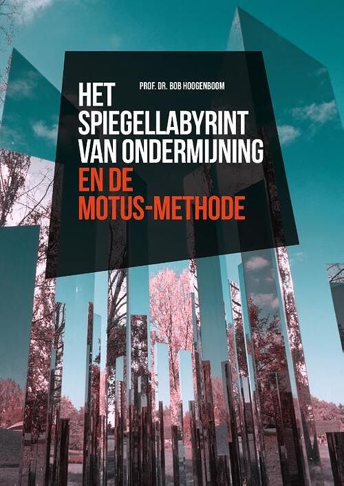 Foto van Het spiegellabyrint van ondermijning en de motus-methode - bob hoogenboom - paperback (9789067206013)