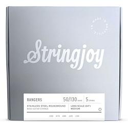 Foto van Stringjoy rangers b5l medium 50-130 snarenset voor 5-snarige elektrische basgitaar
