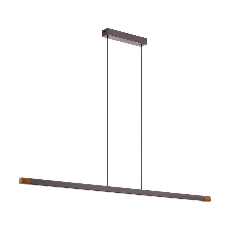 Foto van Eglo lisciana hanglamp - led - 126 cm - grijs/bruin/wit - dimbaar