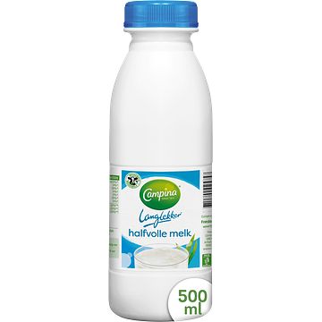 Foto van Campina langlekker halfvolle melk 500ml bij jumbo