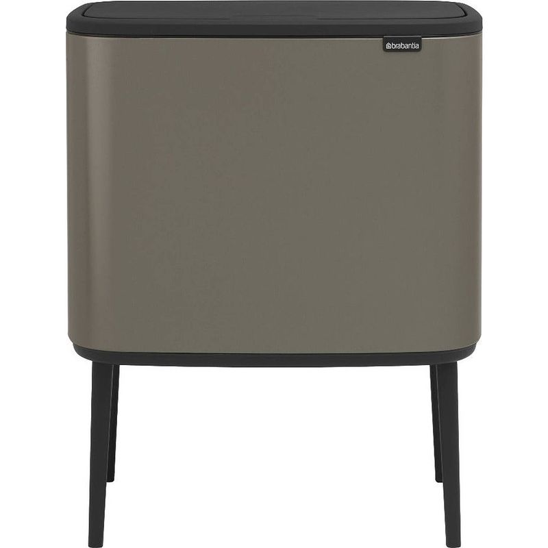 Foto van Brabantia afvalemmer bo touch bin platinum, 11 + 23 l (661621)