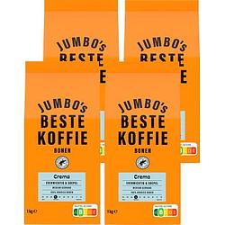 Foto van Jumbo'ss beste koffiebonen crema 4 x 1 kg