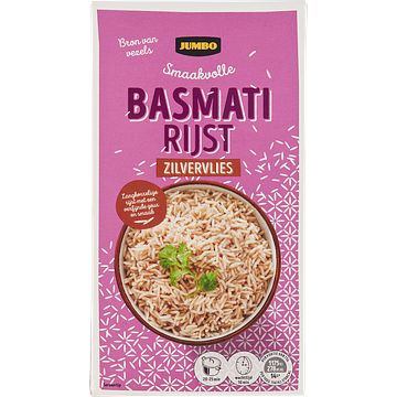 Foto van Jumbo basmatirijst zilvervlies 400g